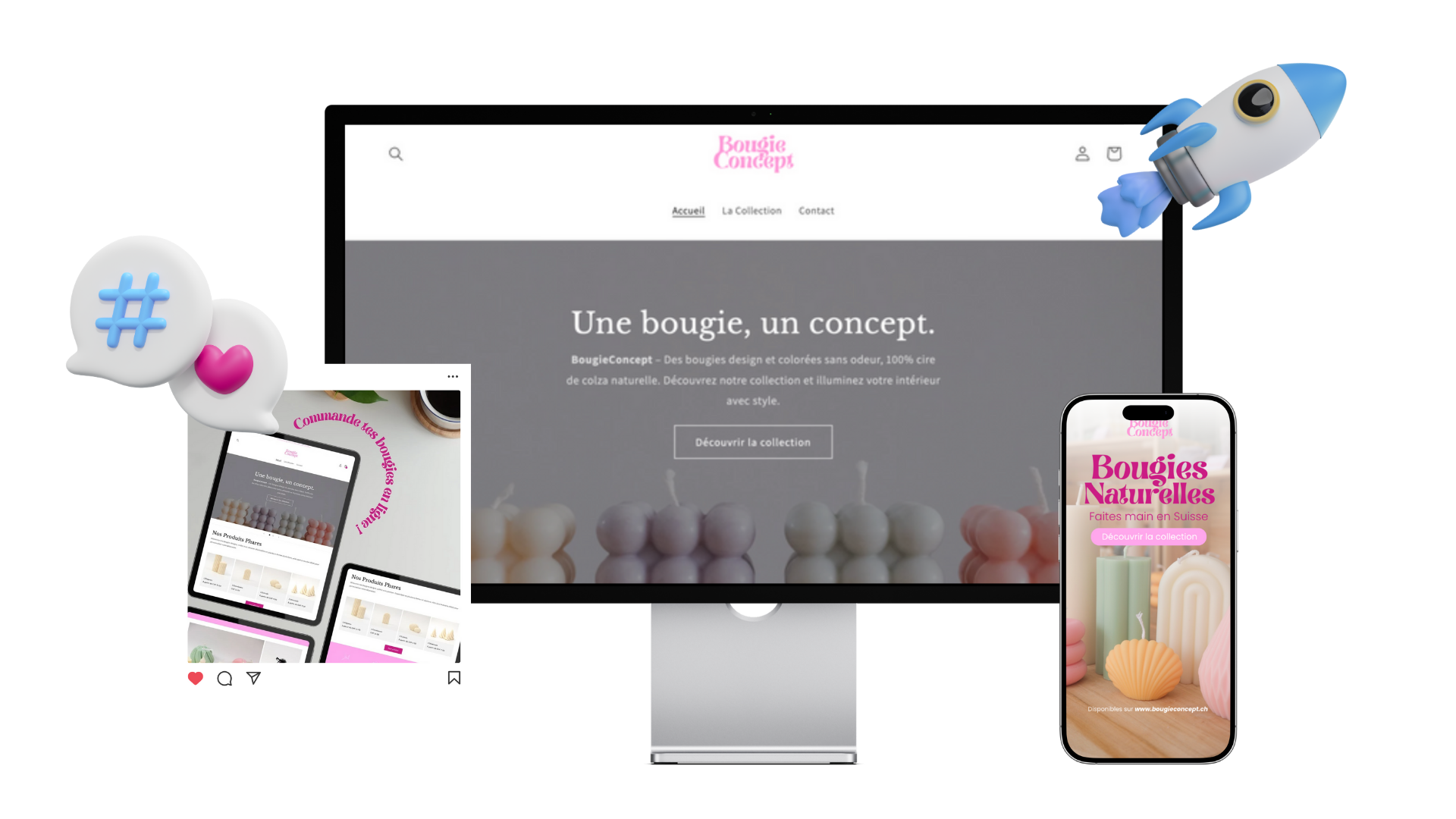 Illustration de la stratégie digitale 360° pour entreprises en Suisse romande<br />
